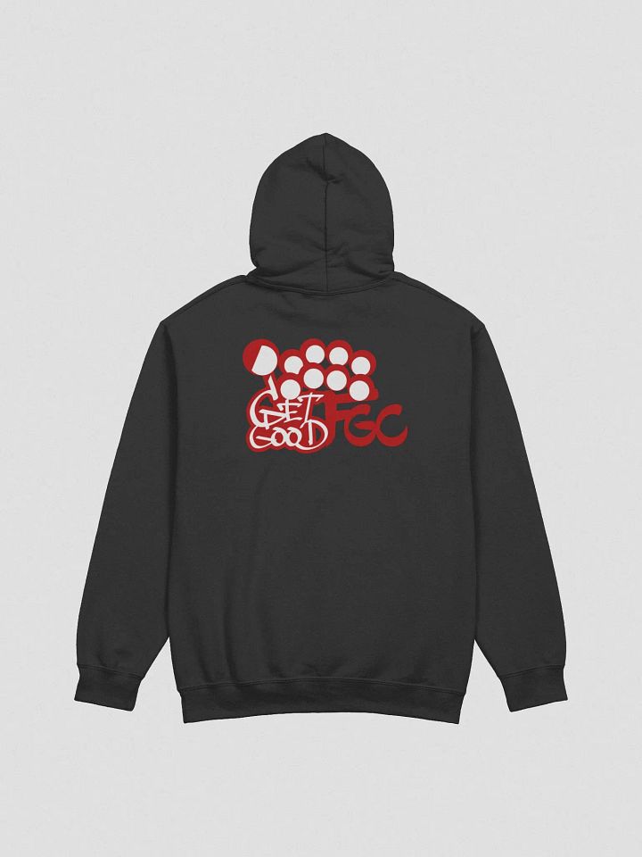 GetGood Red on Black Hoodie product image (2)
