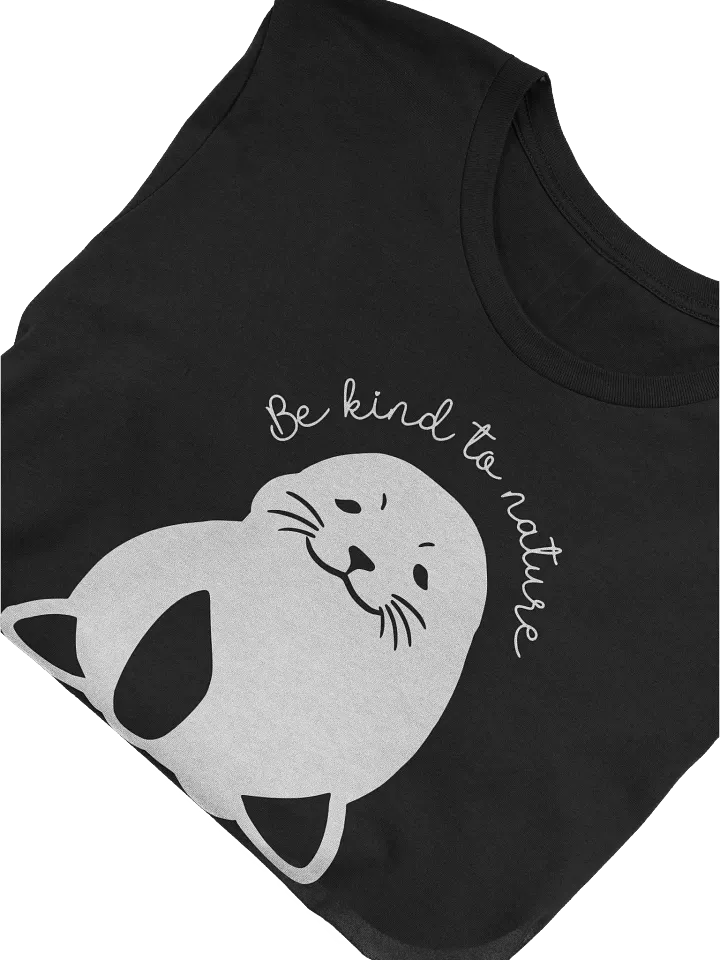 Be Kind to Nature- Seal Silhouette Unisex T-Shirt product image (2)