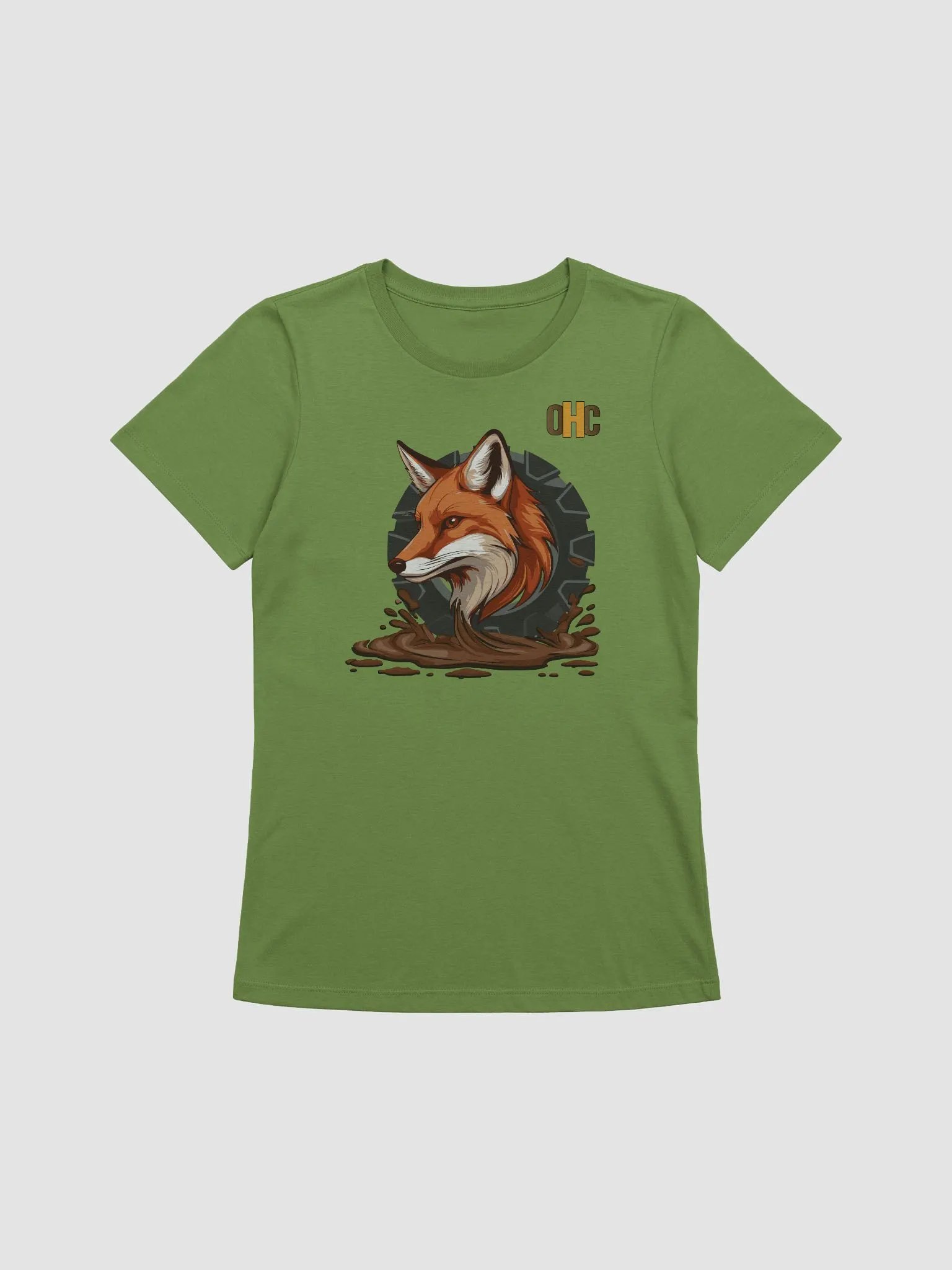 The Mud Strategist (Fox) - Bella+Canvas Women's Supersoft Relaxed-fit T-Shirt product image (3)