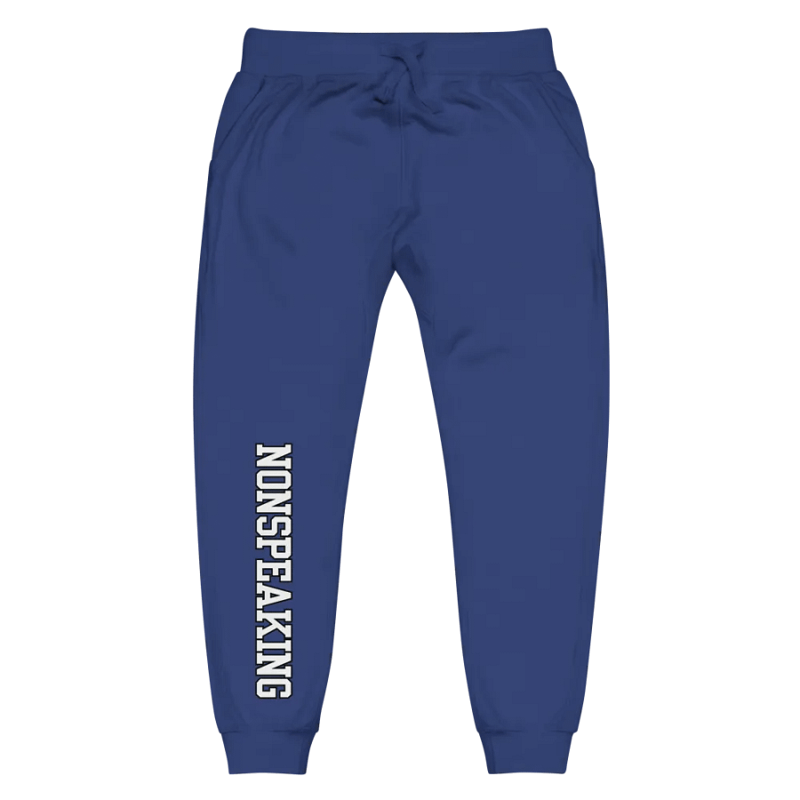 NONSPEAKING printed fleece sweatpants product image (1)