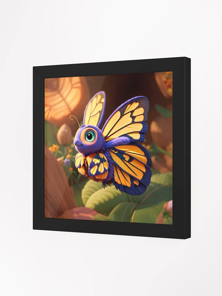 Endangered Species - Mexico - Monarch Butterfly Eco-Friendly Ayous Wood Framed Poster product image (2)