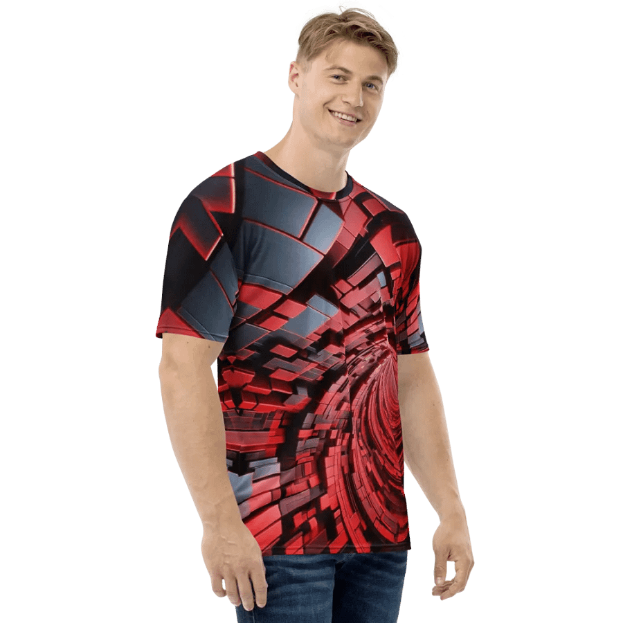 Vortex Red All-Over Print Tee product image (4)
