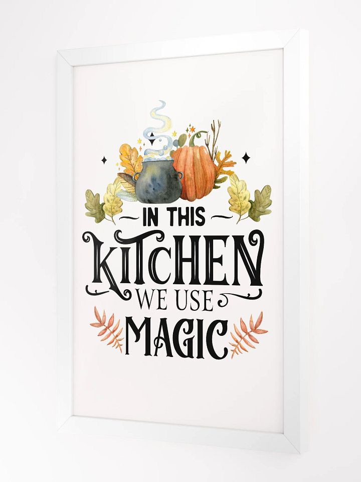 In This Kitchen We Use Magic - Witchy, Kitchen Witch, Magic Kitchen Gift product image (2)