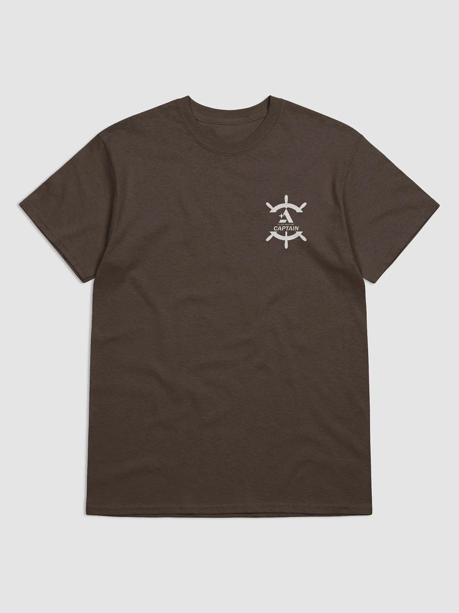 Albin Captain - T-Shirt - Dark Shirt w/White Logo product image (3)