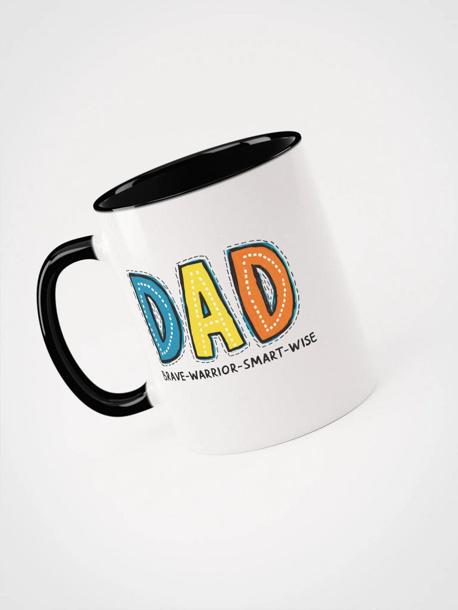 DAD- Brave, Warrior, Smart, Wise Coffee Mug product image (3)