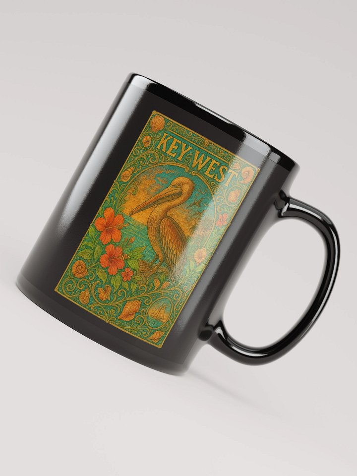 Key West Tropical Mug with Pelican and Hibiscus product image (1)