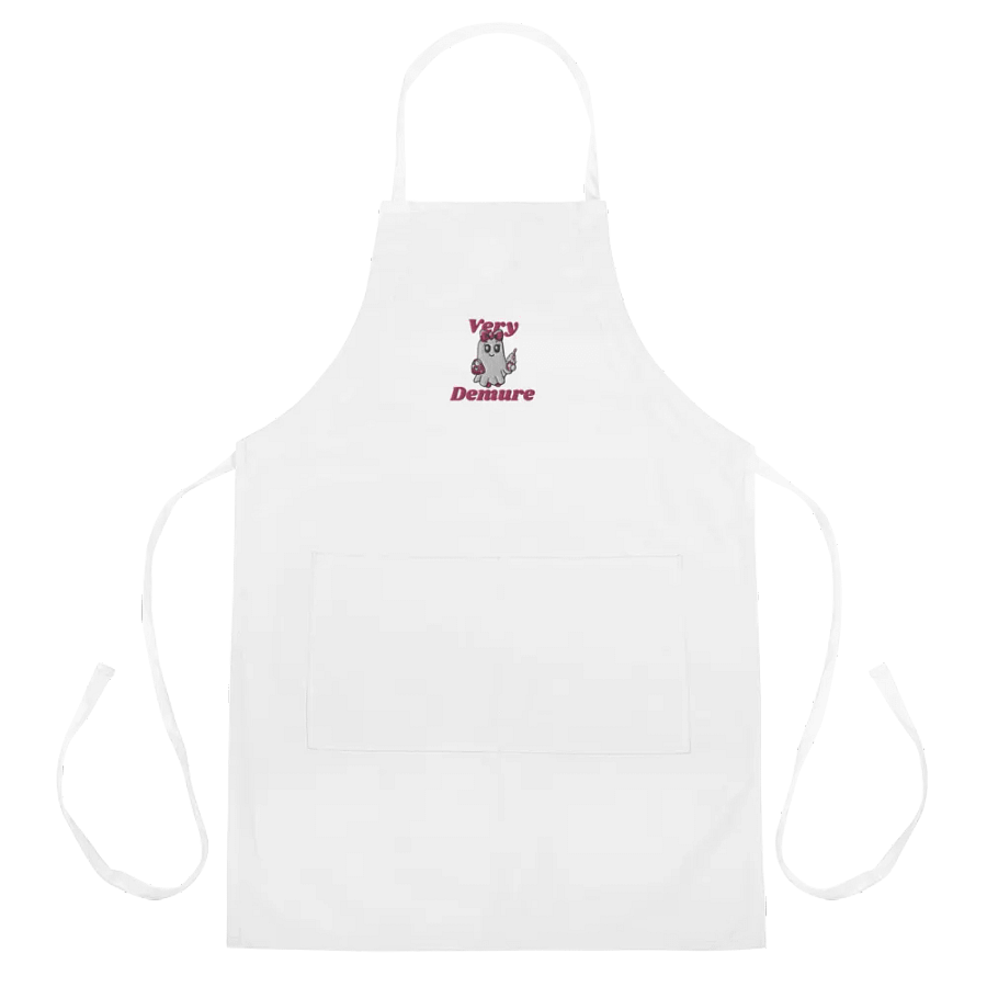Very Demure Cute Ghost Embroidered Cooking Apron product image (3)