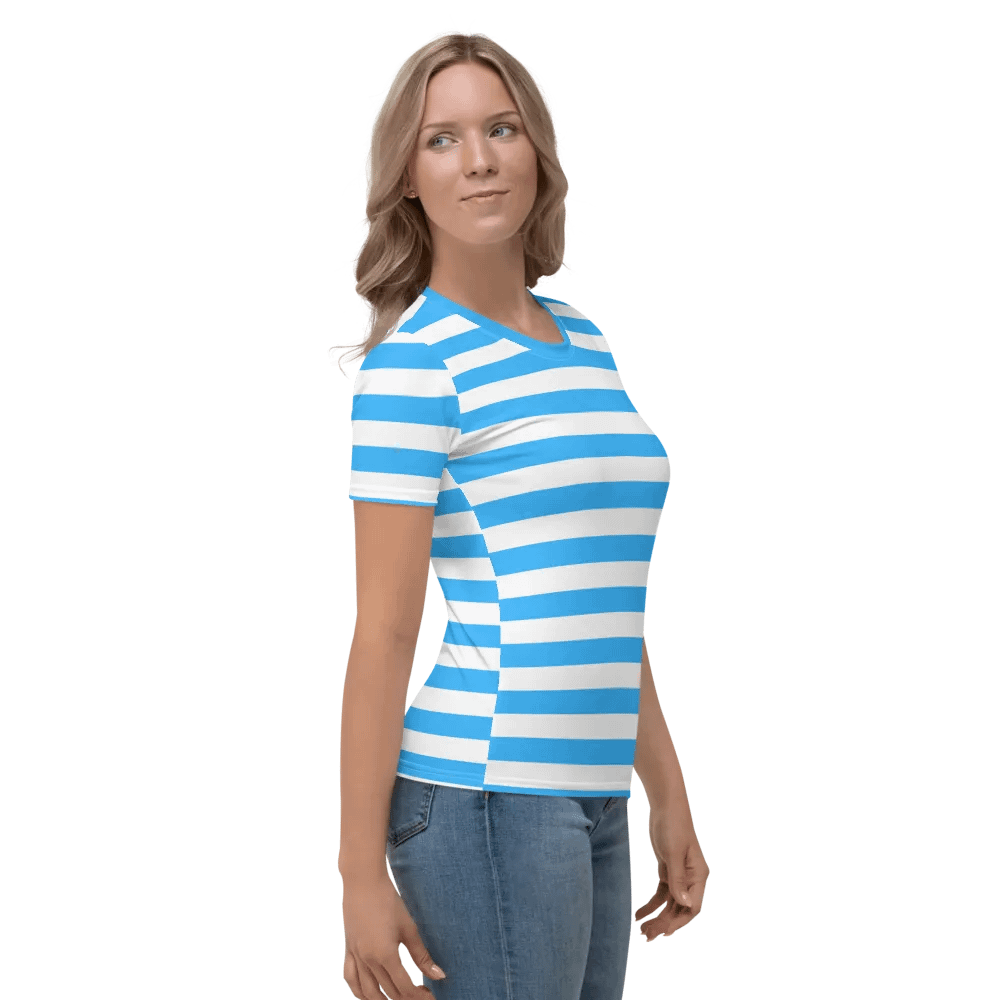 Blue Stripped Summer Tee product image (2)