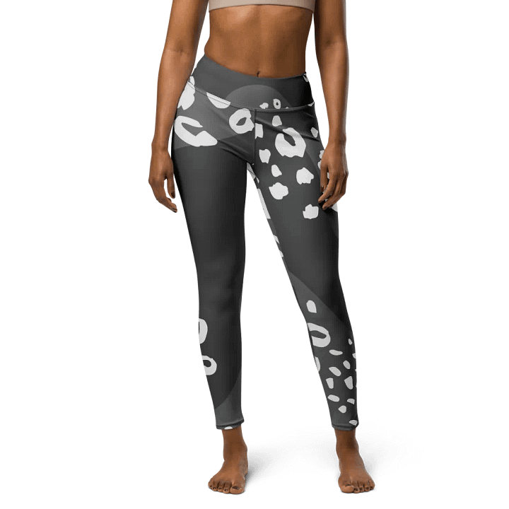 Grey Animal Print Yoga Leggings product image (1)