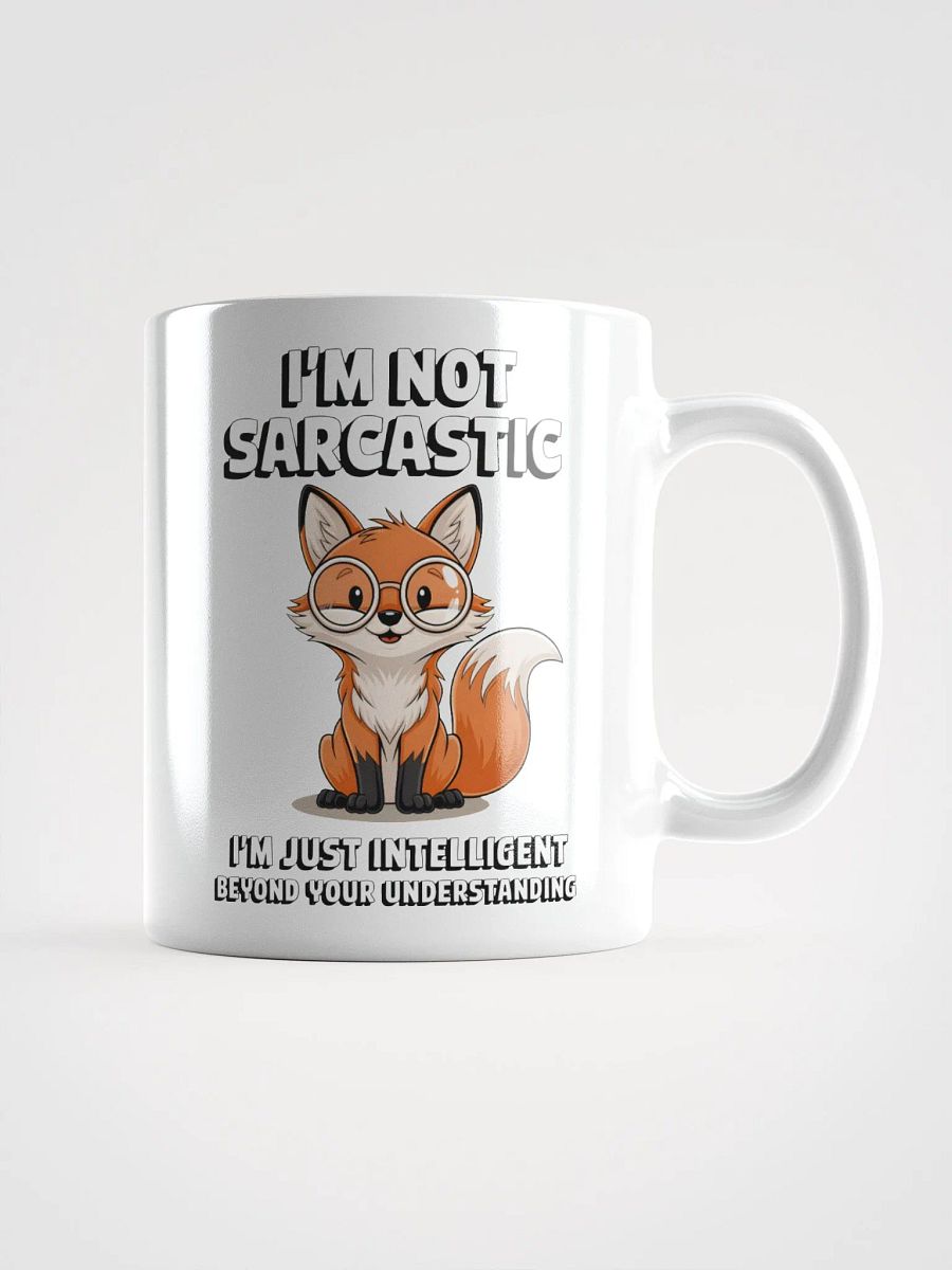 Witty Fox Not Sarcastic Mug product image (7)