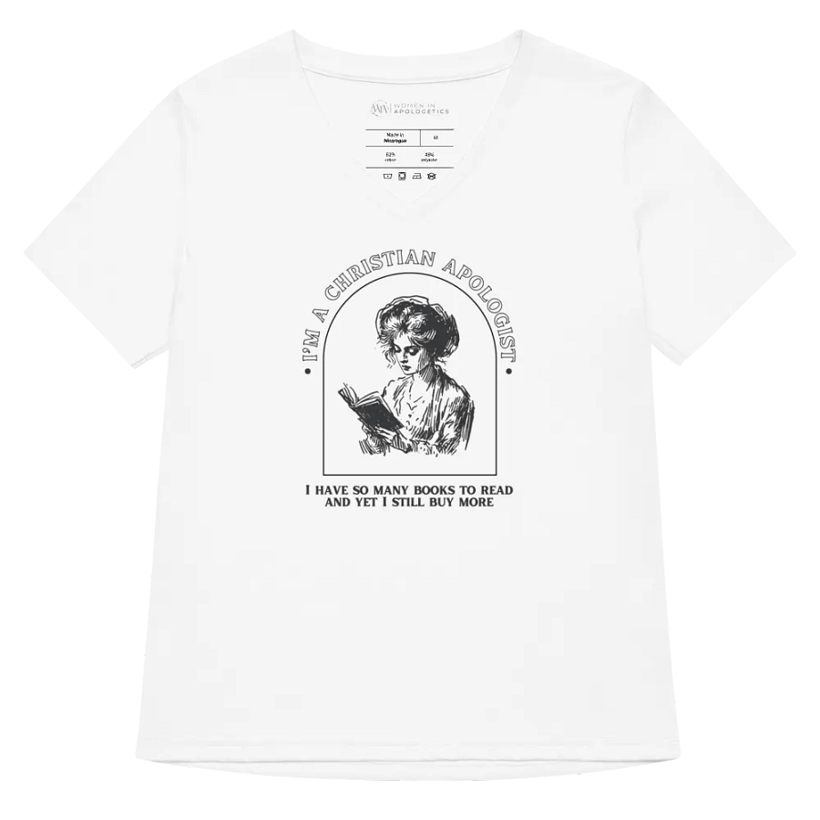 I'm a Christian Apologist Books V-Neck T-Shirt product image (35)