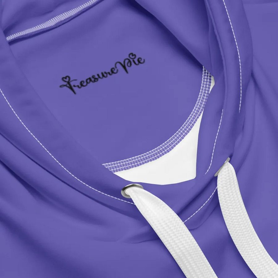 Plain Purple Light Summer Unisex Recycled Polyester Heavyweight Premium Hoodie by Treasure Pie product image (5)