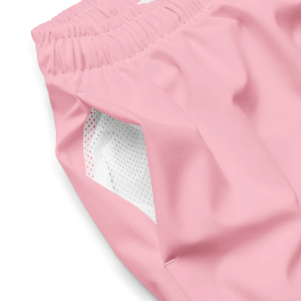 Plain Color Pink Swim Trunks product image (6)