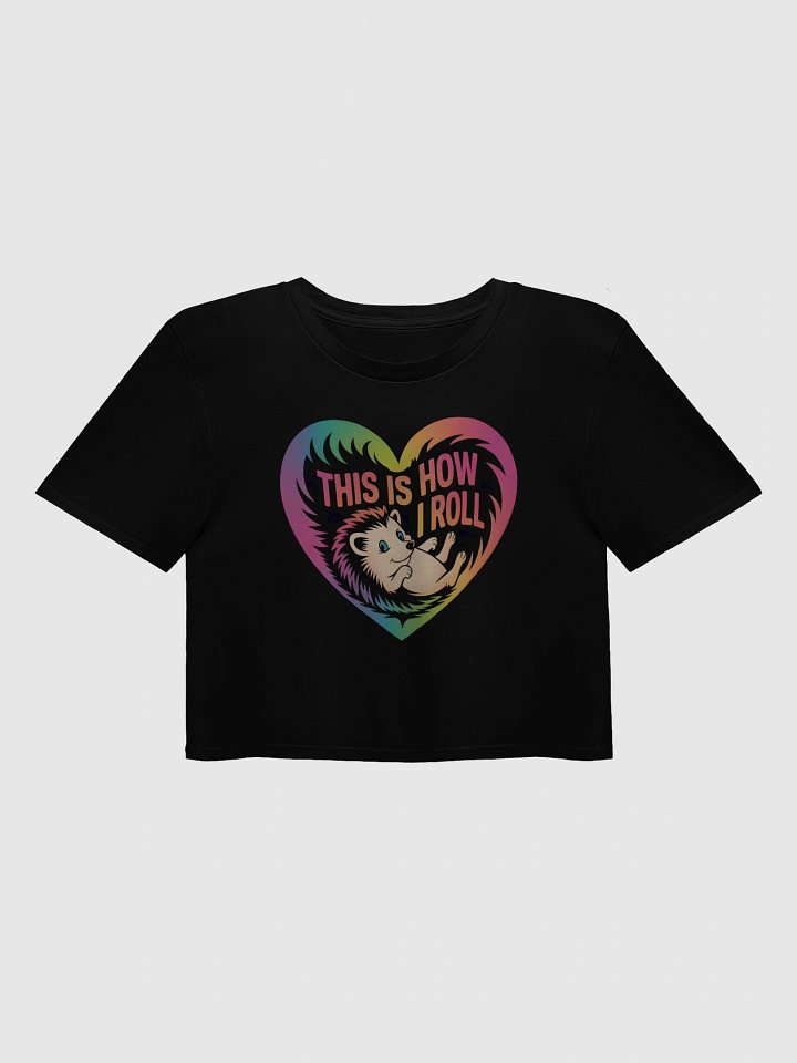 Rolling in Love Hedgehog Crop Top product image (1)