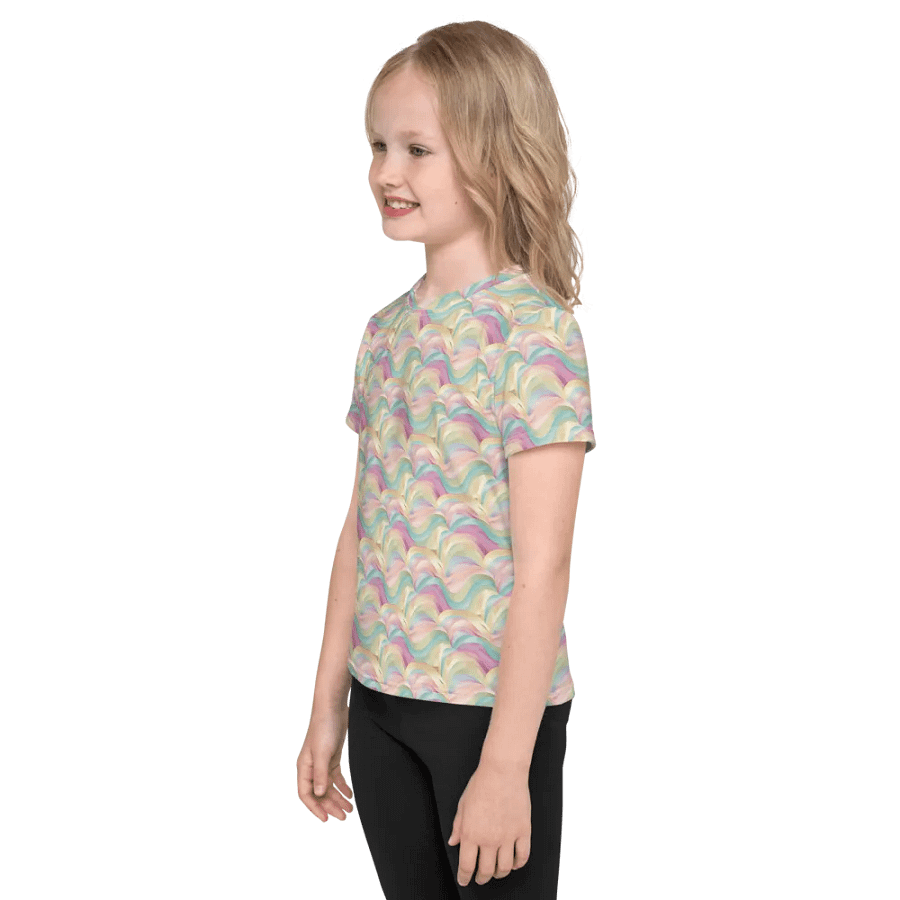 Pastel Marble Dream All-Over Kid's T-Shirt product image (3)