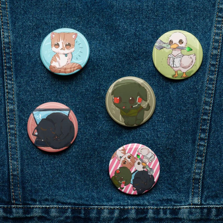 Homies animal pin set product image (6)