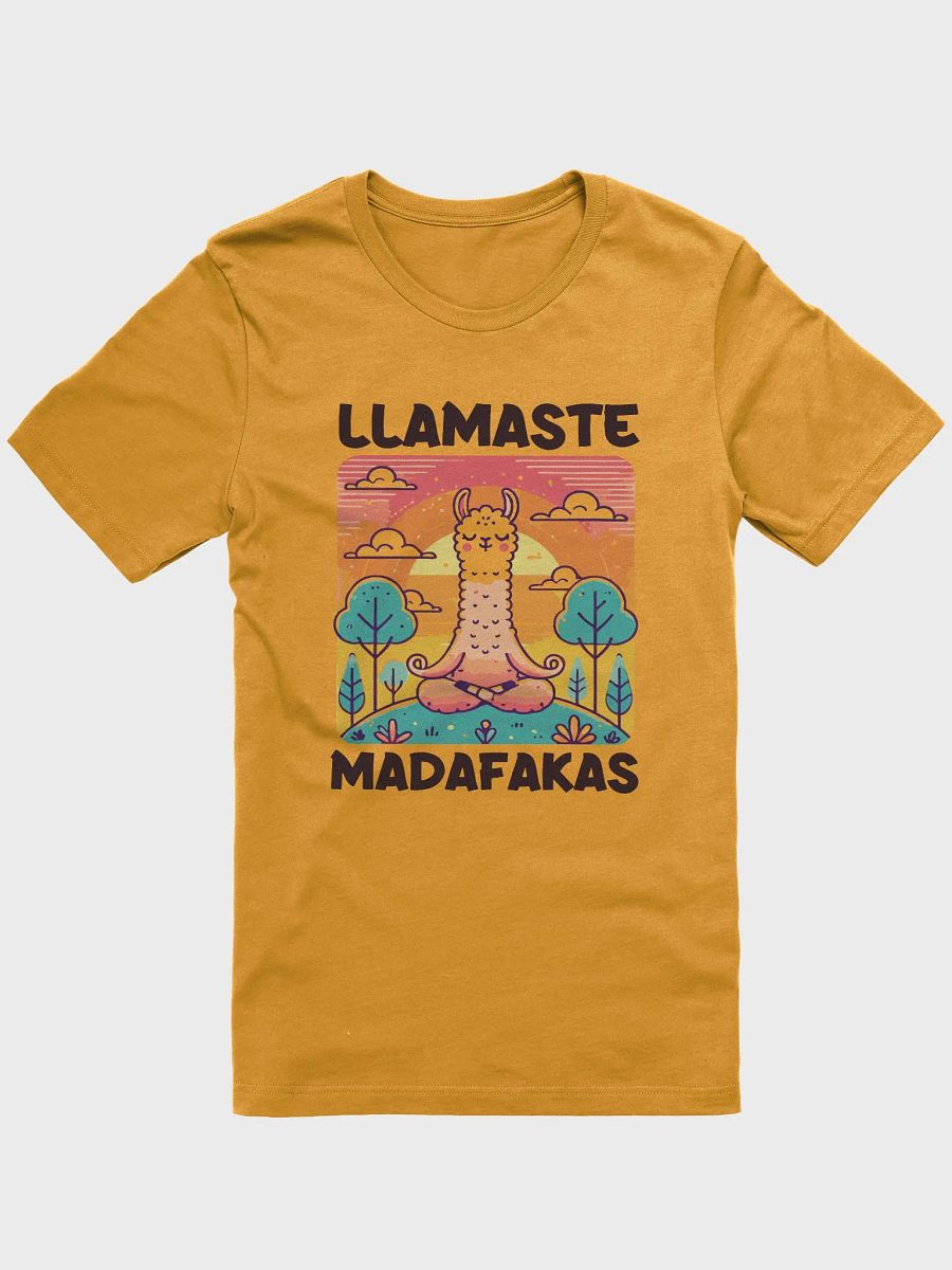 LLAMASTE Meditative Llama T-Shirt product image (3)