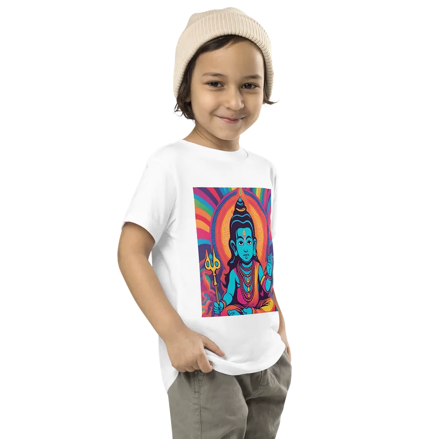 Lord Shiva Psychedelic Bella+Canvas Toddler T-Shirt product image (3)