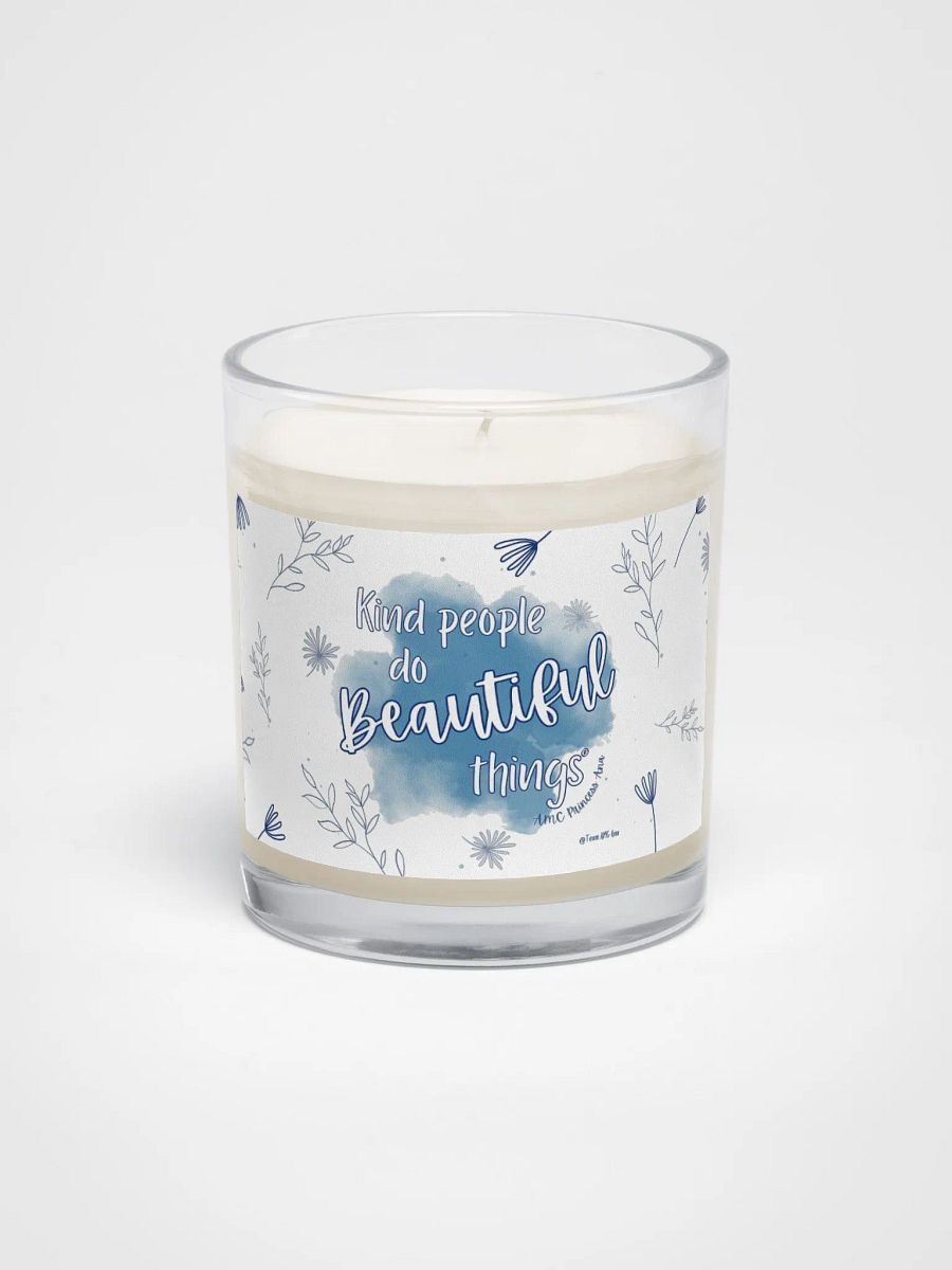 KPDBT - White/Blue candle product image (1)