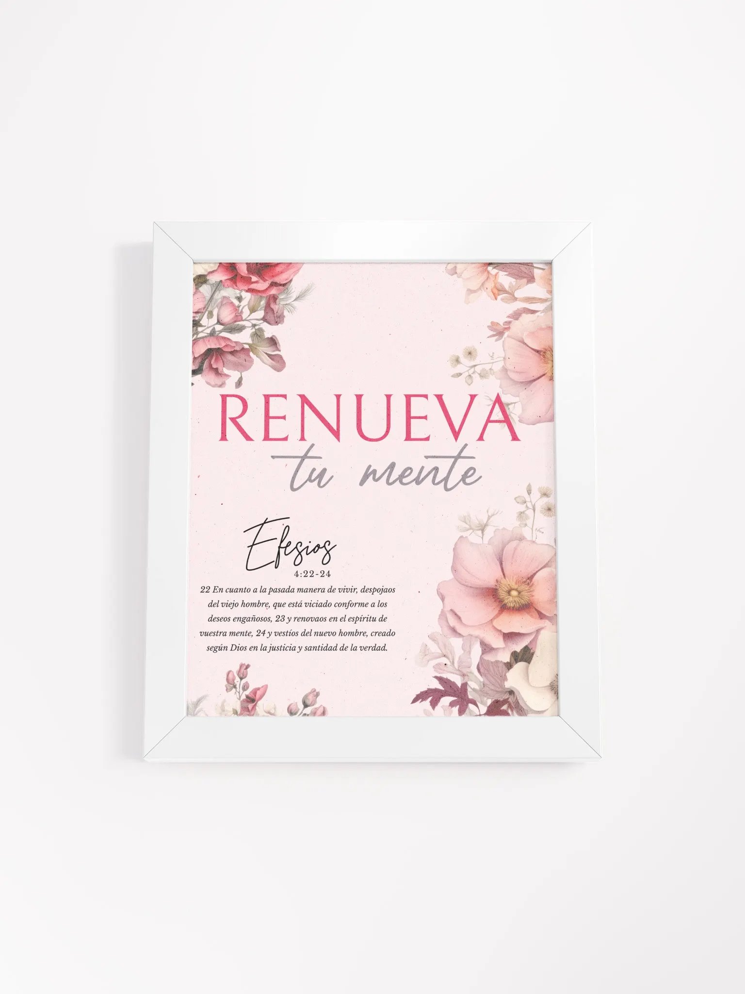 Renew Your Mind Floral Poster product image (29)