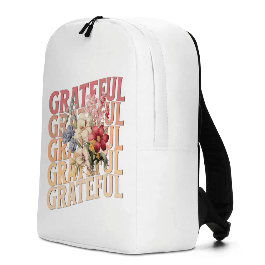 Grateful Blooms All-Over Backpack product image (2)