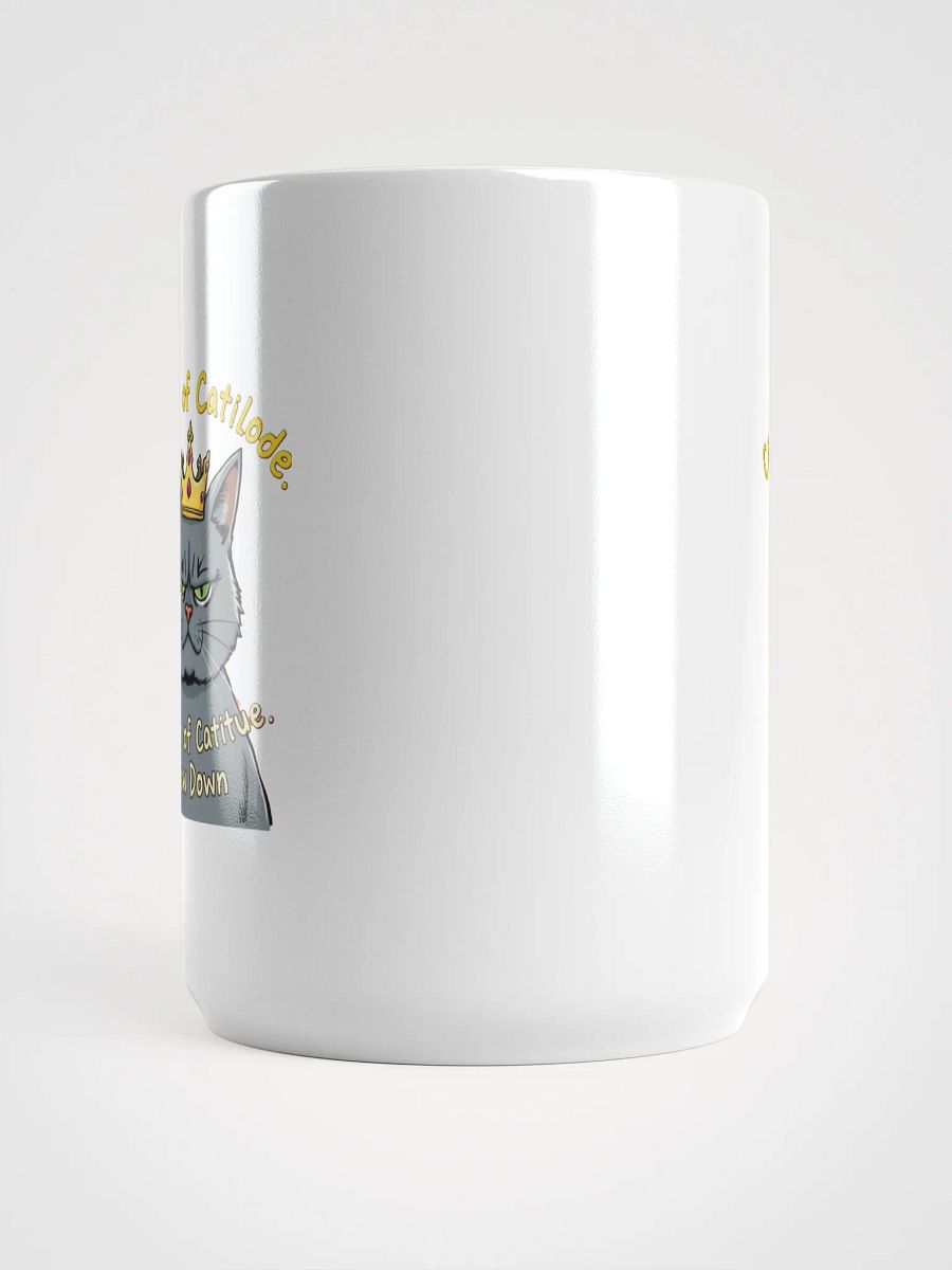 Cattitude Queen: Bow Down to Feline Royalty Mug product image (6)
