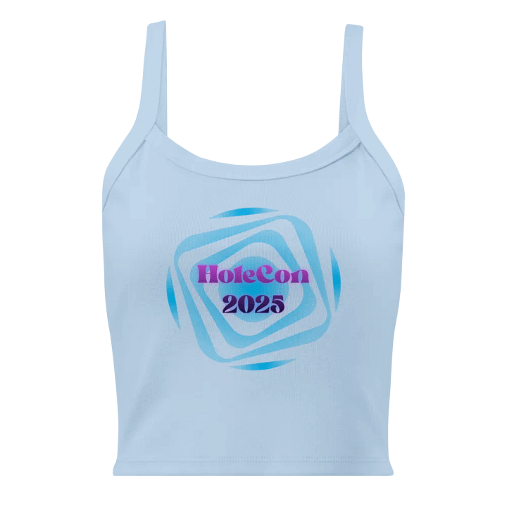 Holecon 2025 ribbed tank top product image (5)