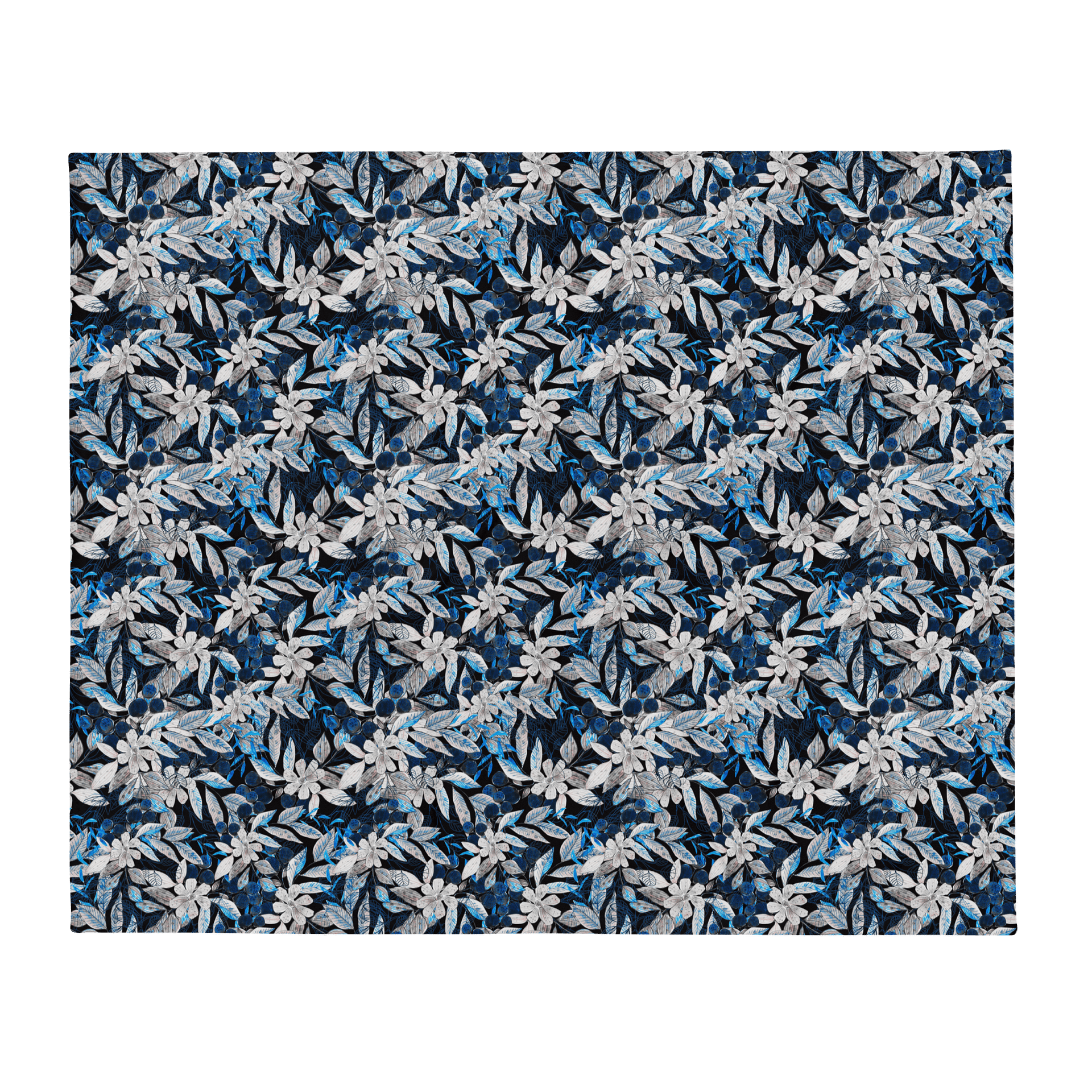 Blue White Garden Blanket product image (2)