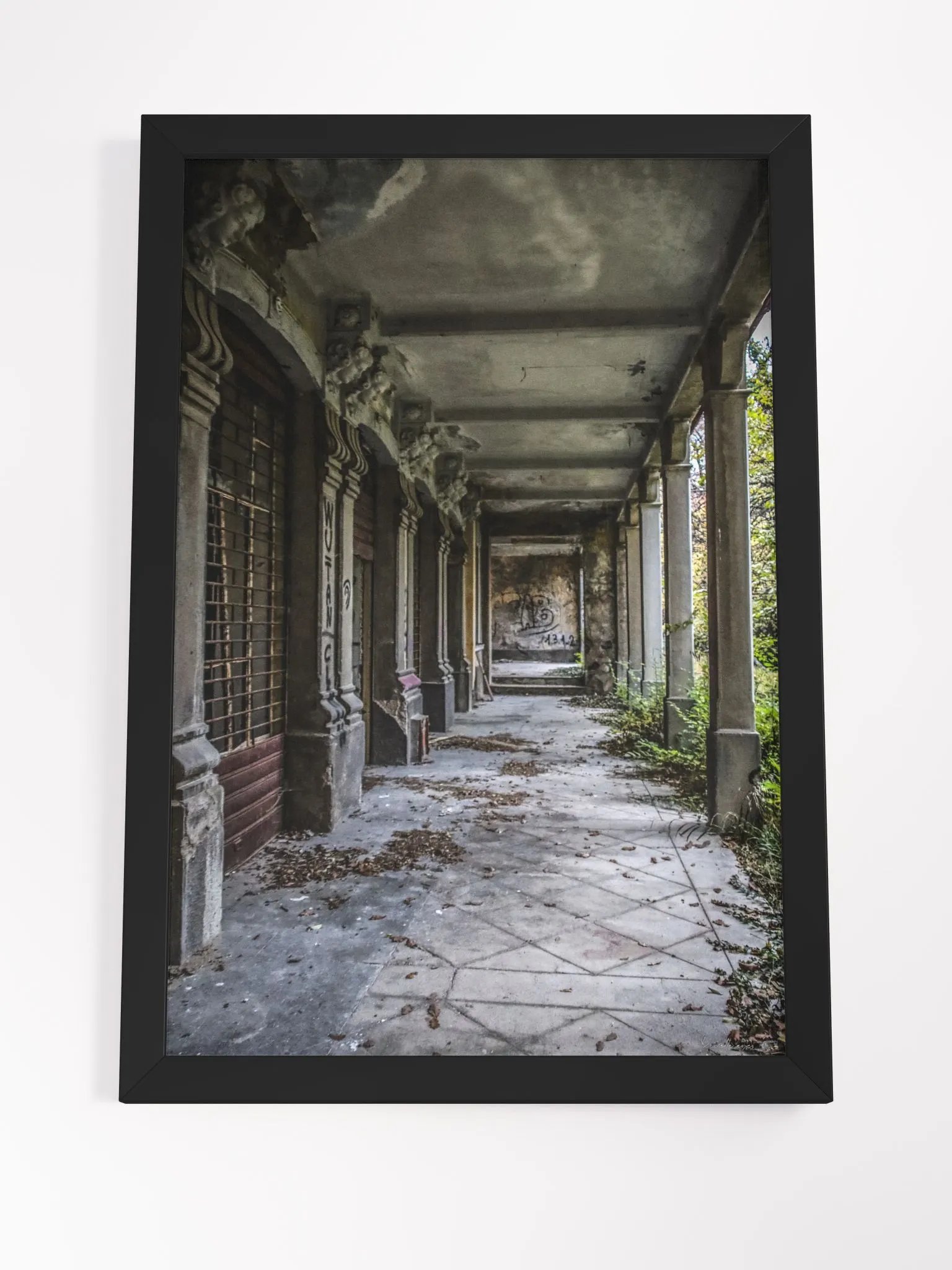 Print fine art - Echoes of Elegance – Abandoned Mountain Lodge-Urbex Italy product image (8)