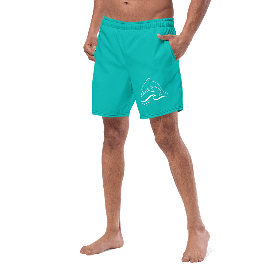 Dolphin Dreams All-Over Swim Trunks product image (2)