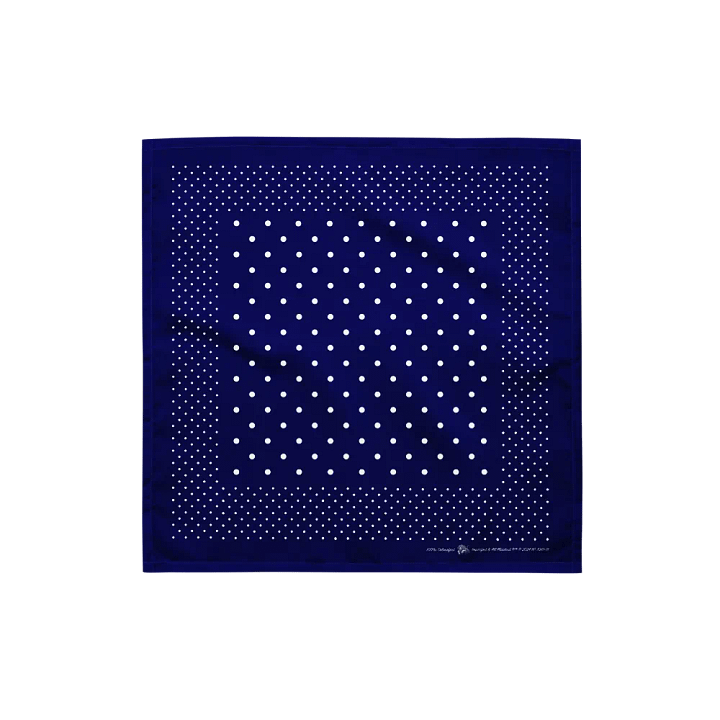 Navy Polka Dot Bandana product image (1)