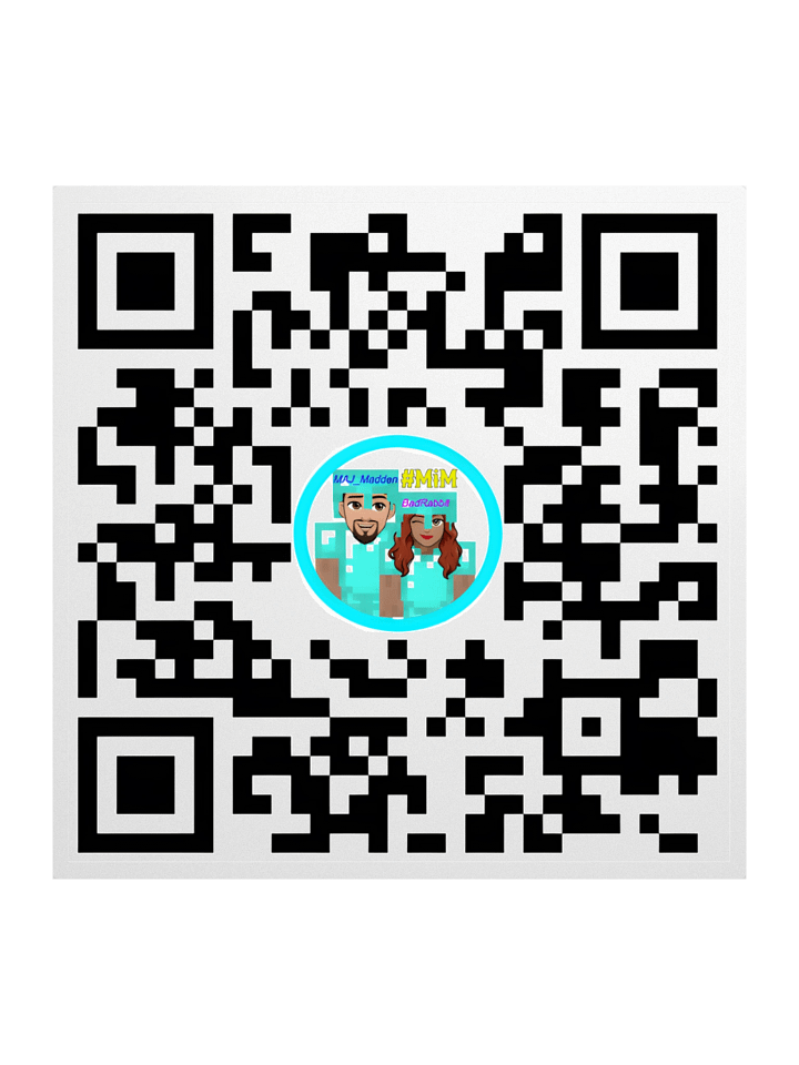 #MiM QR Kiss Cut Stickers product image (1)