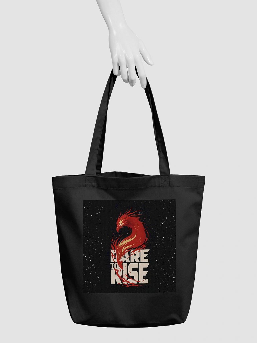 Dare To Rise - Motivational - Organic Cotton Tote Bag (Standard) product image (3)