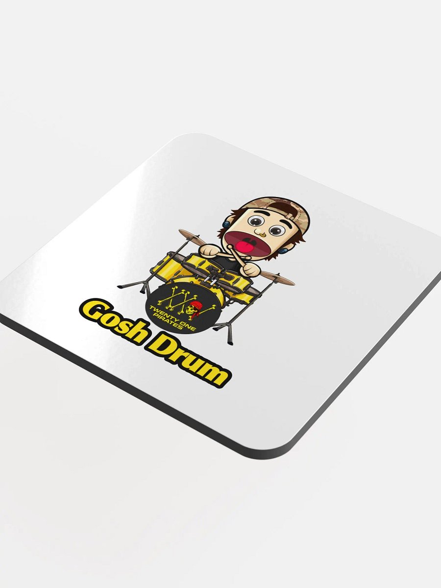 Gosh Drum Glossed Cork Coaster product image (4)