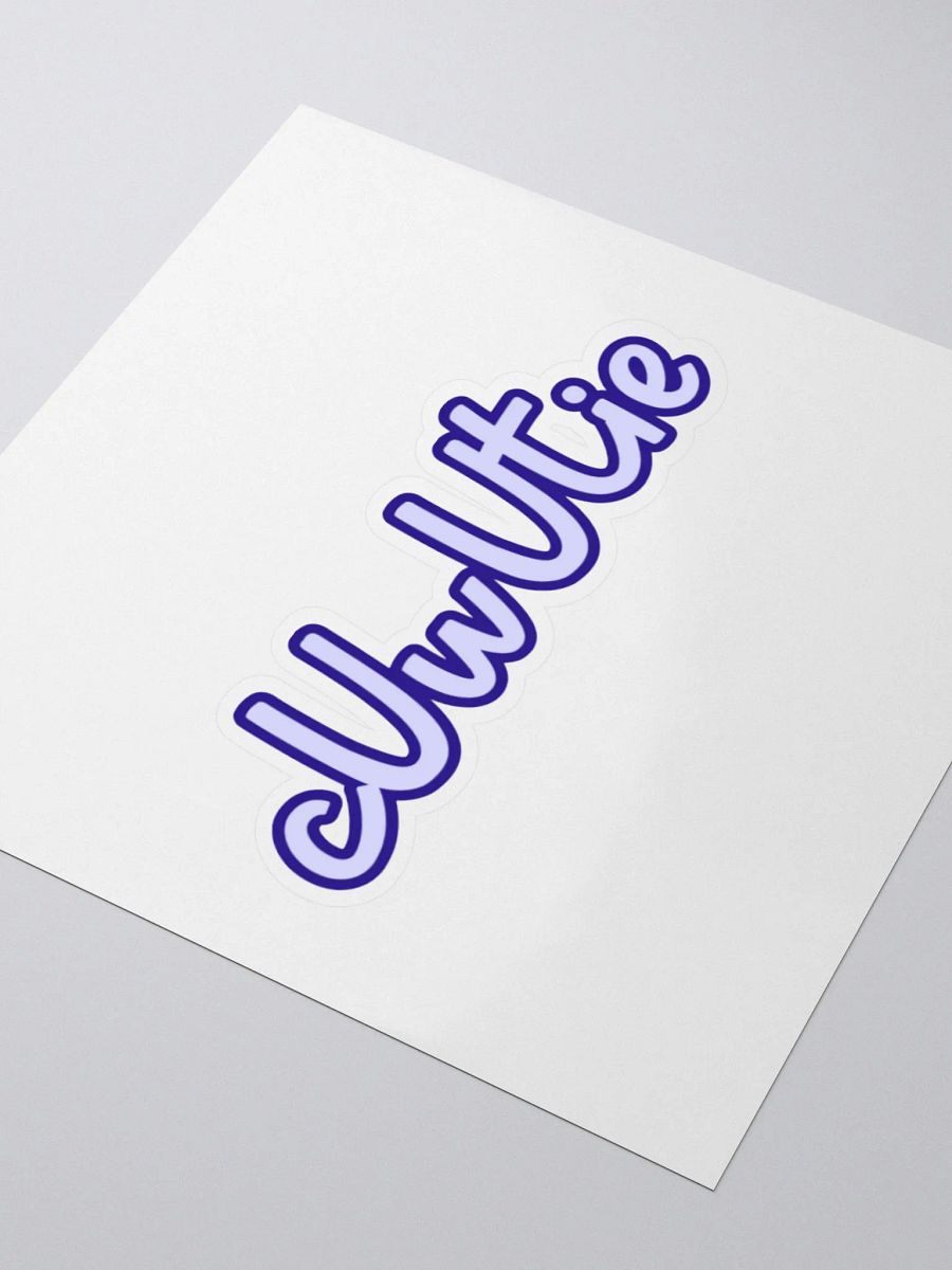 cUwUtie Sticker, Blue product image (7)