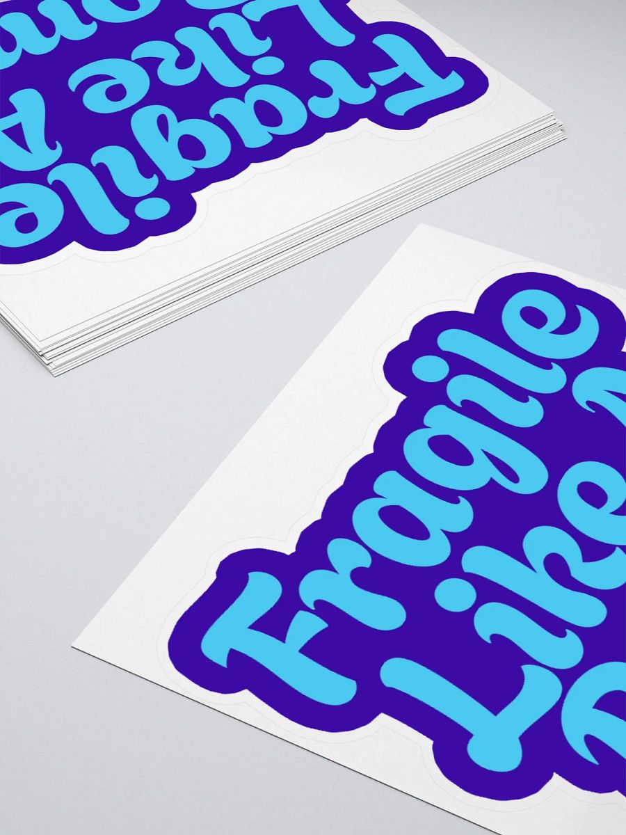 Fragile Like A Bomb Kiss Cut Stickers product image (12)