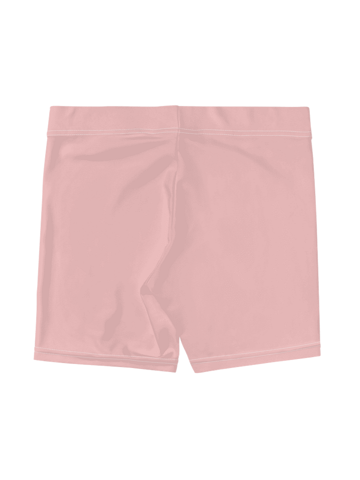 Women's Activewear - Slip Shorts Baby Pink - Printed White Logo product image (2)