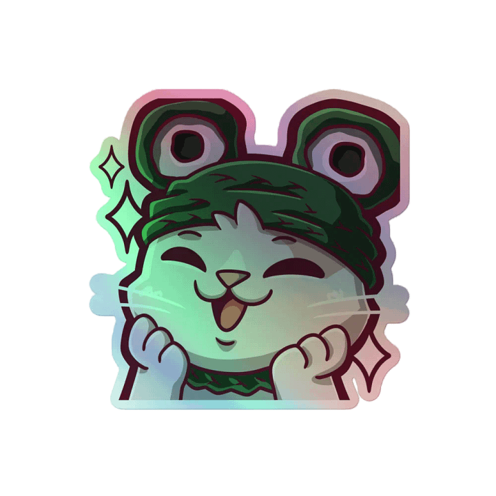 Holo Frog Sticker product image (2)