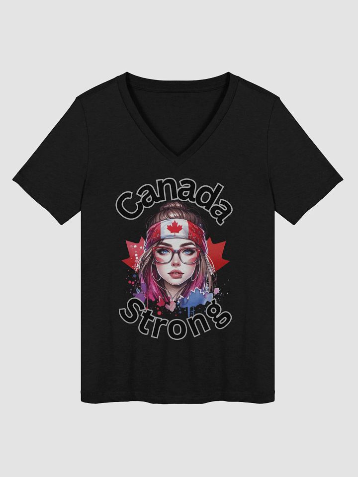 Canada Strong Women's V-Neck T-Shirt product image (2)