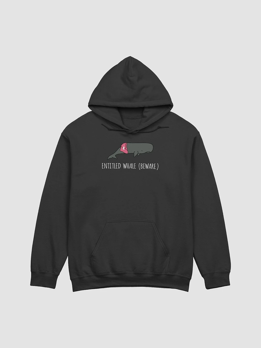 Entitled Whale - Black Hoodie | Just Pearly Things