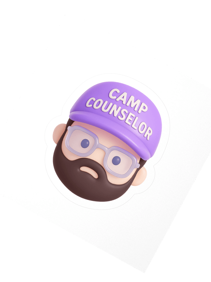 Camp Counselor Jack Sticker product image (4)
