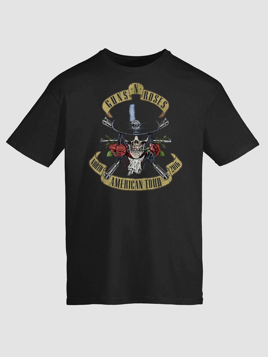 Guns N' Roses Skull Top Hat T-Shirt product image (6)