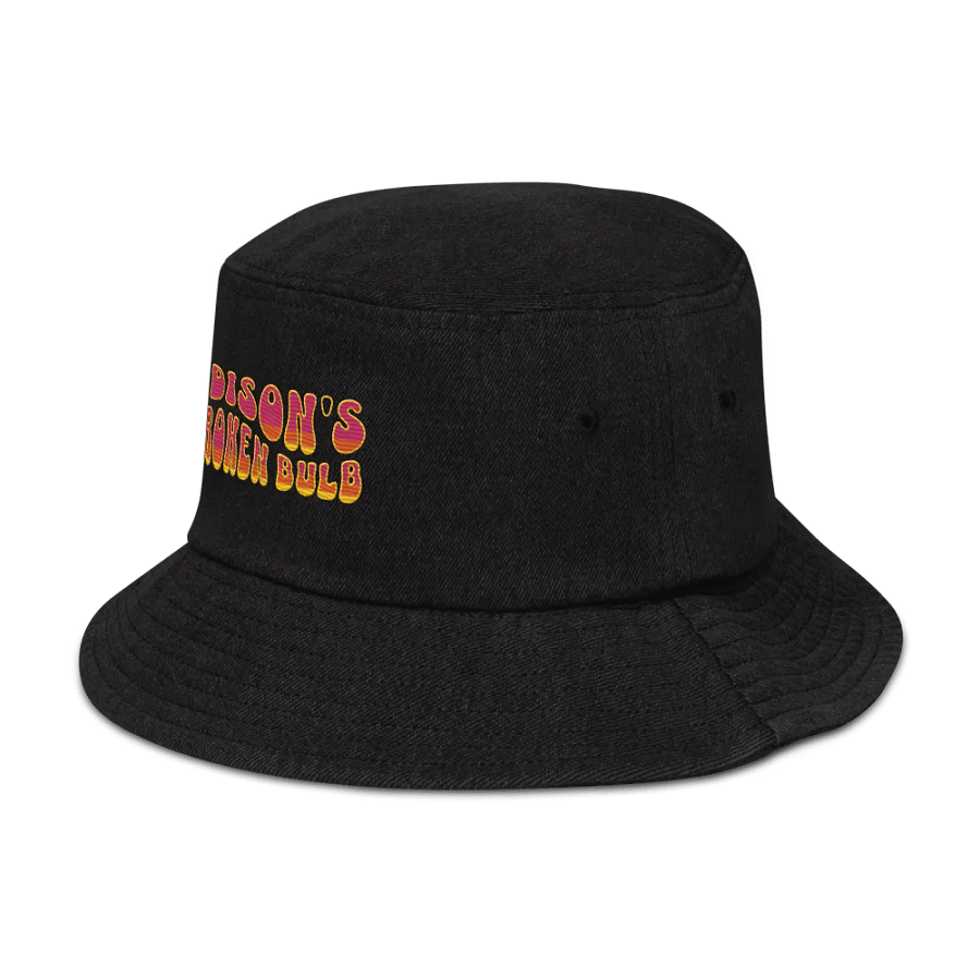 Edison's broken bulb (Denim Bucket Hat) product image (7)