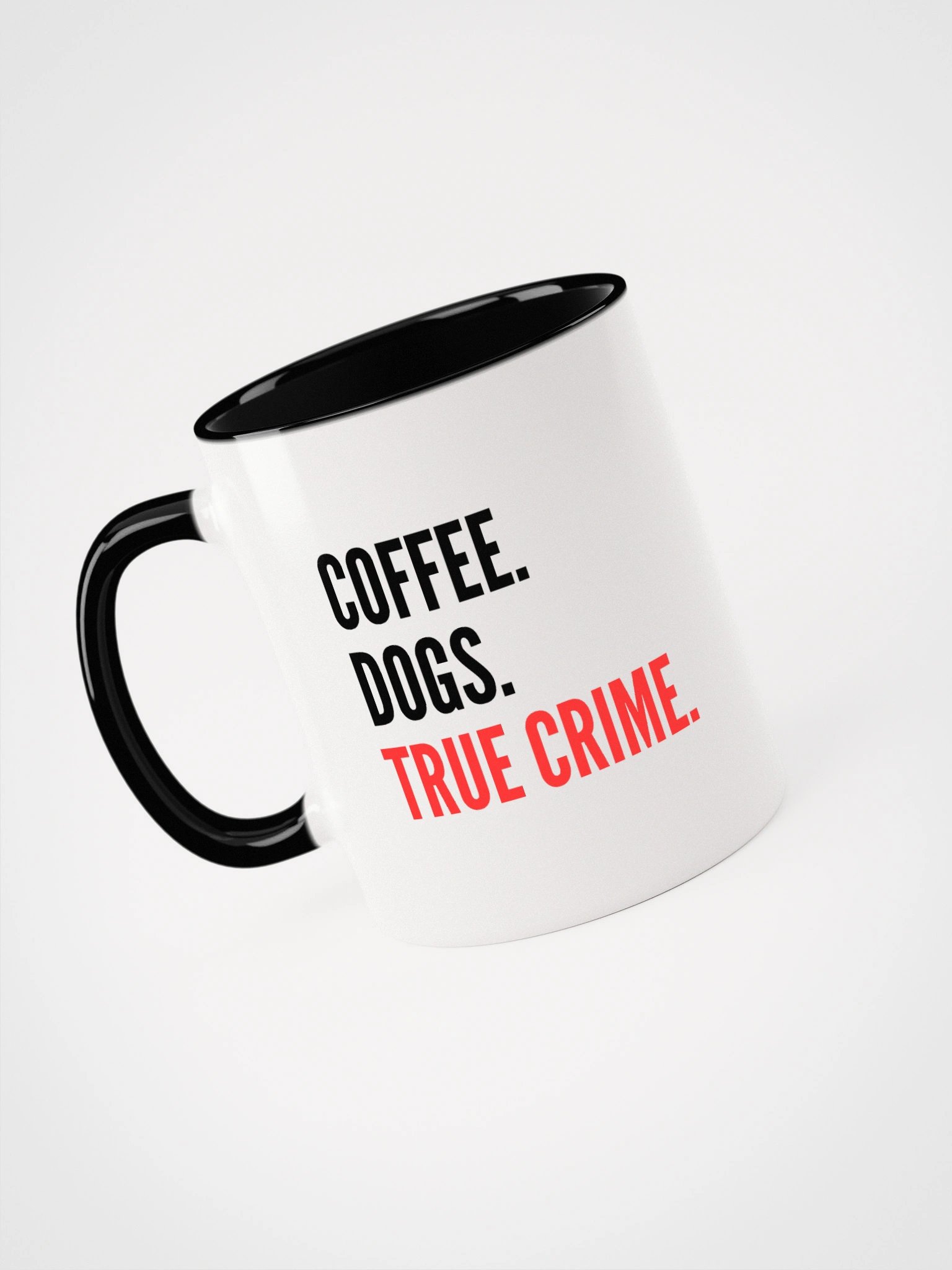 Mr. E's Coffee. Dogs. True Crime. Coffee Mug product image (1)