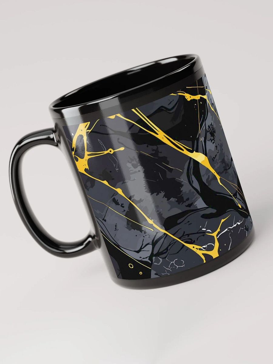 Energized Chaos Black Glossy Mug product image (1)