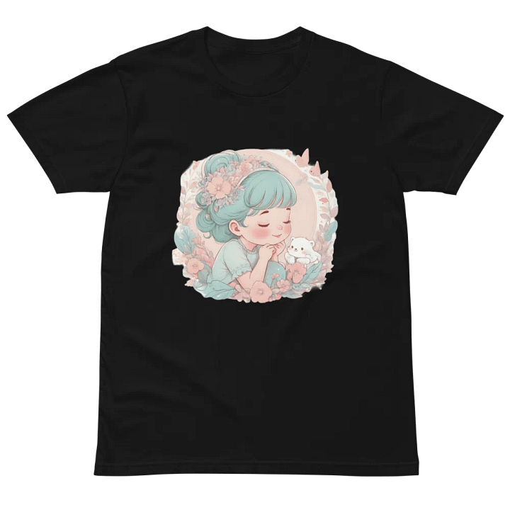 This stylish and artistic black T-shirt product image (2)