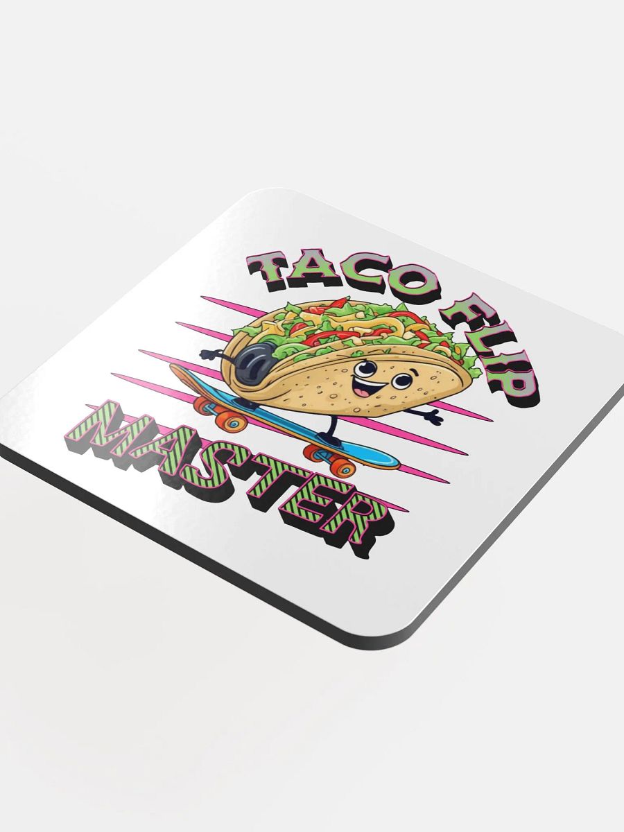 Taco Flip Master Cork Coaster product image (4)