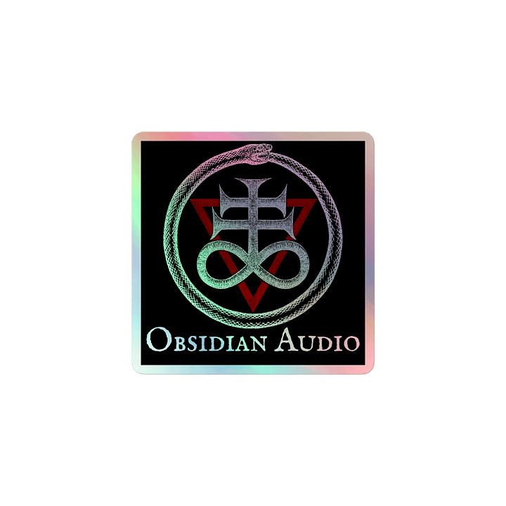 Obsidian Audio Sigil Sticker product image (1)