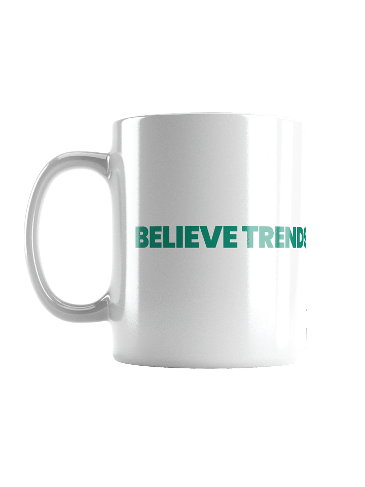BELIEVE TRENDS, TRUST YOUR GUT White Glossy Mug product image (1)