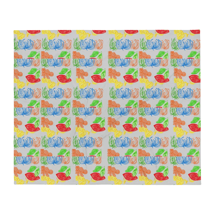 Plant Themed Throw Blanket product image (1)